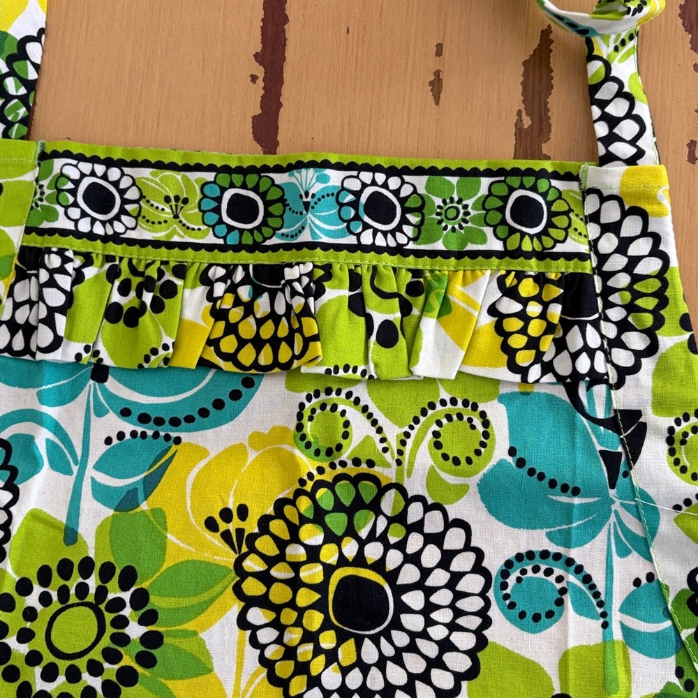 NWT Vintage Vera Bradley Apron in Lime’s Up Pattern - Picture 4 of 8
